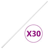 Vidaxxl goulotte de câbles 20x10 mm 30 m PVC