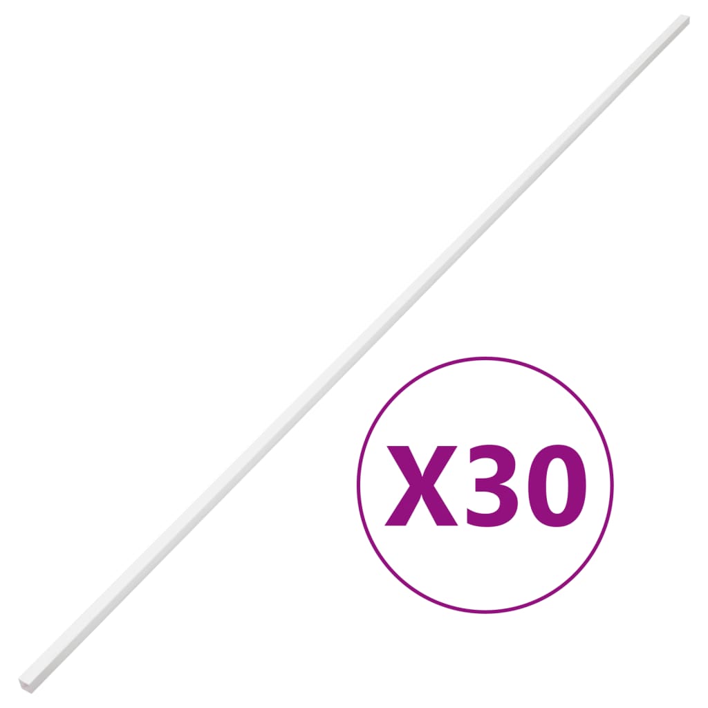 VIDAXL -Kabelrinne 30x20 mm 30 m PVC