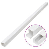 Vidaxxl goulotte de câbles 33x33 mm 30 m PVC
