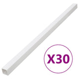 Vidaxxl goulotte de câbles 100x60 mm 30 m PVC