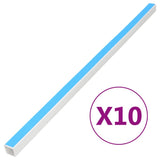 Vidaxxl goulotte de câbles autocollante 15x10 mm 10 m PVC