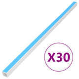 Vidaxxl goulotte de câbles autocollante 25x25 mm 30 m PVC