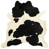 Vidaxl Rug 180x220 cm Real Cowhud sort og hvid