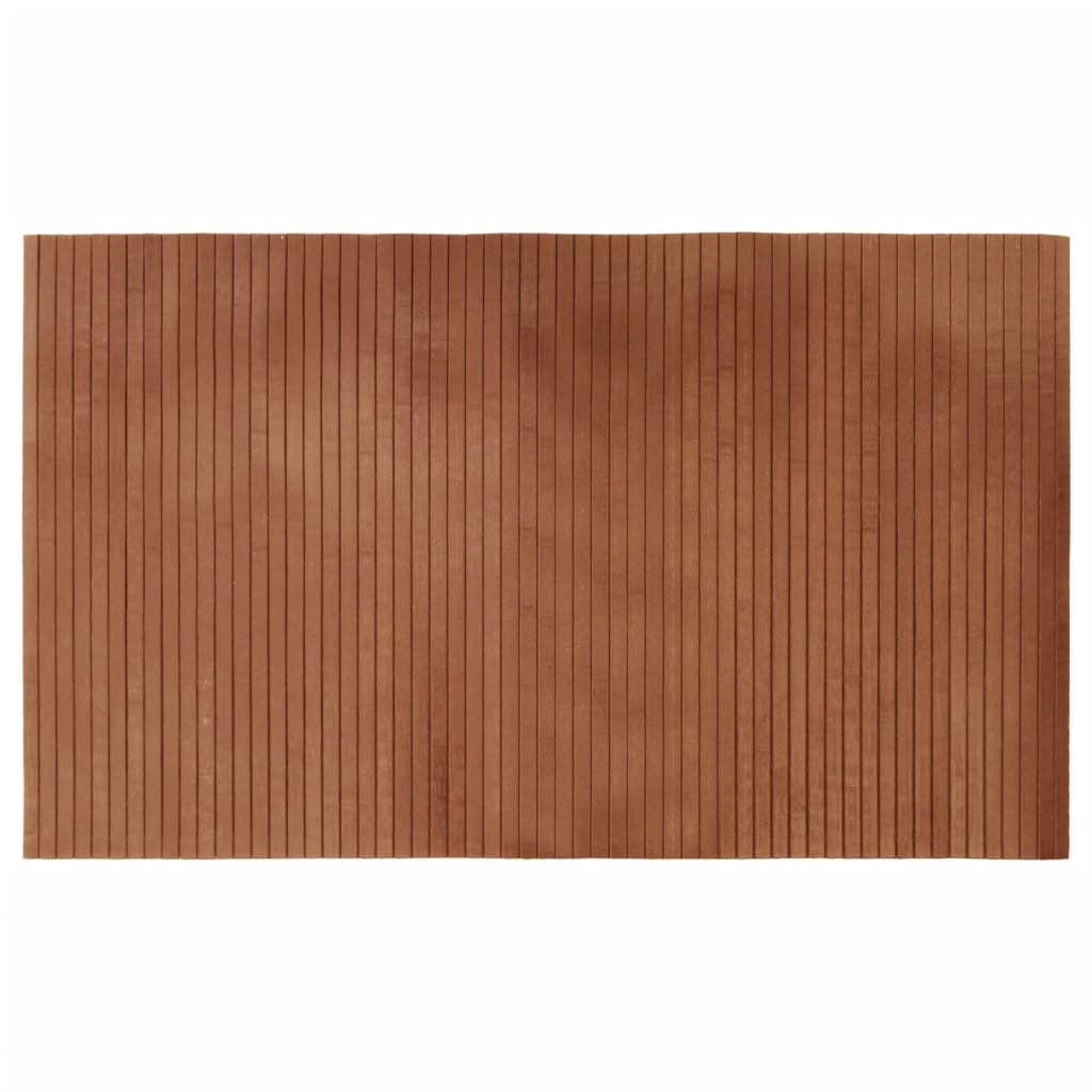 Tappeto vidaxl rettangolare 60x100 cm di bambù marrone