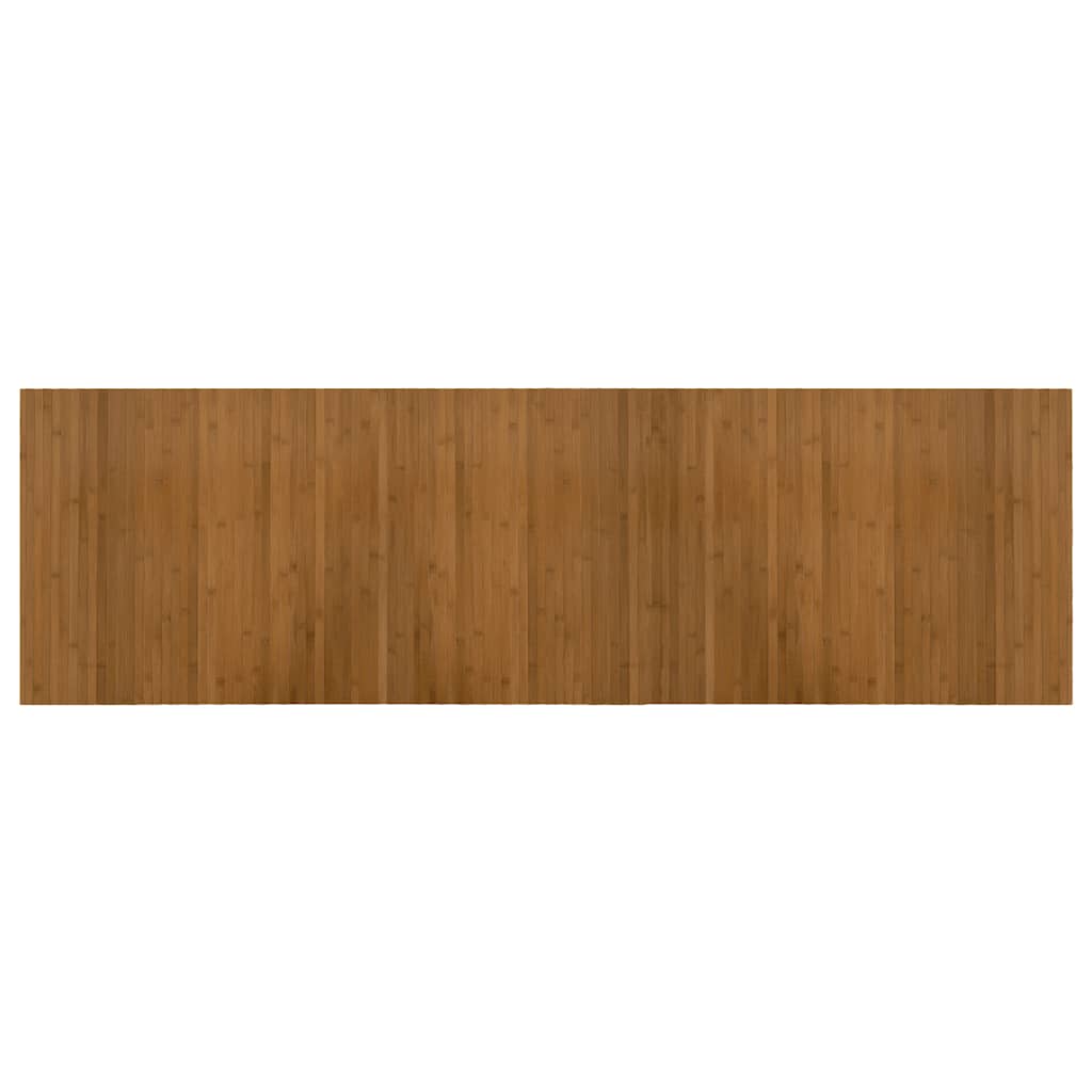 Vidaxx tapis rectangulaire 60x200 cm bambou marron