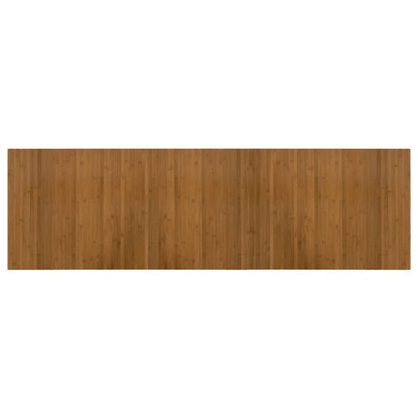 Vidaxx tapis rectangulaire 60x200 cm bambou marron
