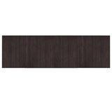 VidaXL Tapis rectangulaire 60x200 cm bambou marron foncé