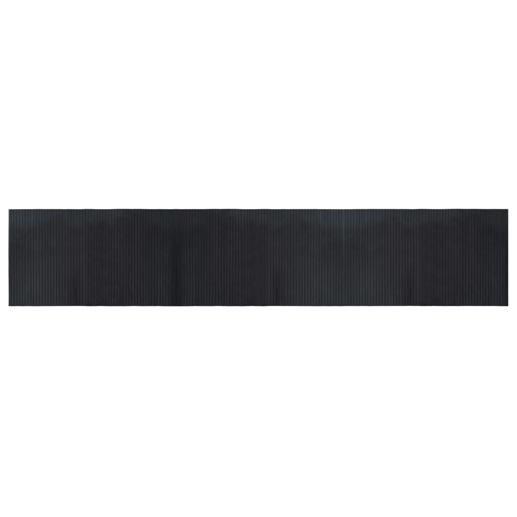 Vidaxx tapis rectangulaire 60x300 cm bambou noir