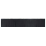 Tapis vidaxl rectangulaire 60x300 cm Bamboo noir