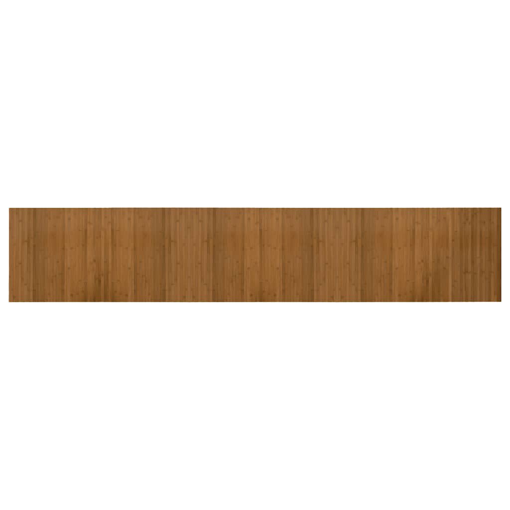Vidaxx tapis rectangulaire 60x300 cm bambou marron