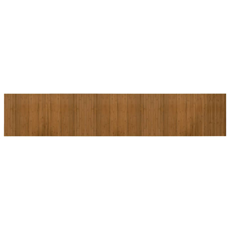 Vidaxx tapis rectangulaire 60x300 cm bambou marron