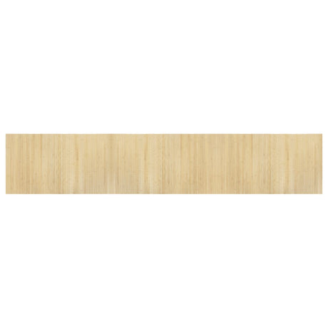 Vidaxx tapis rectangulaire 60x300 cm bambou naturel clair