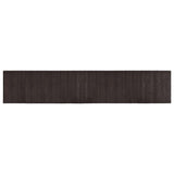 VidaXL Tapis rectangulaire 60x300 cm bambou marron foncé