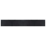 Vidaxx tapis rectangulaire 60x400 cm bambou noir