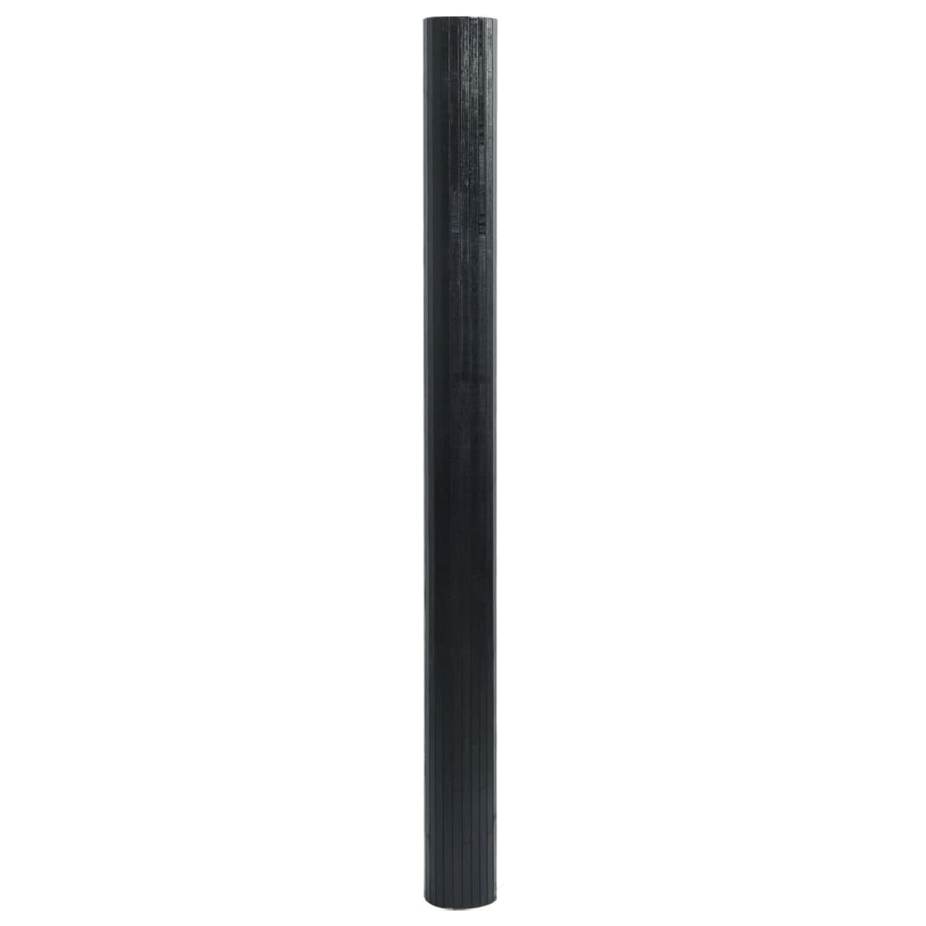 Vidaxx tapis rectangulaire 60x400 cm bambou noir