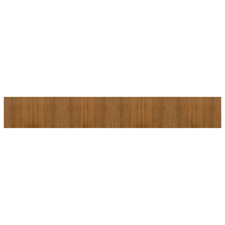 Vidaxx tapis rectangulaire 60x400 cm bambou marron