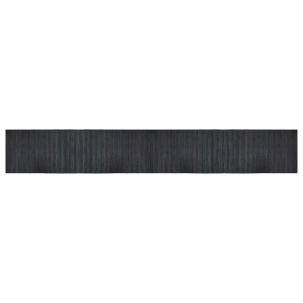 Vidaxx tapis rectangulaire 60x400 cm bambou gris
