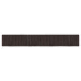 Vidaxl Rug Rectangular 60x400 cm Bamboo Dark Brown