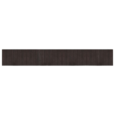 Vidaxx tapis rectangulaire 60x400 cm bambou marron foncé