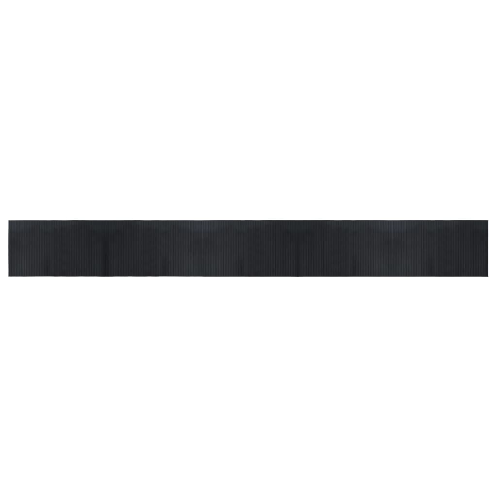 Vidaxx tapis rectangulaire 60x500 cm bambou noir