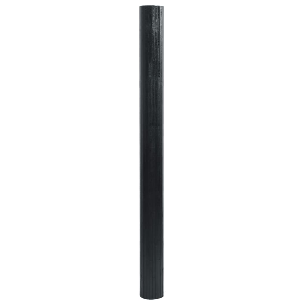 Vidaxx tapis rectangulaire 60x500 cm bambou noir