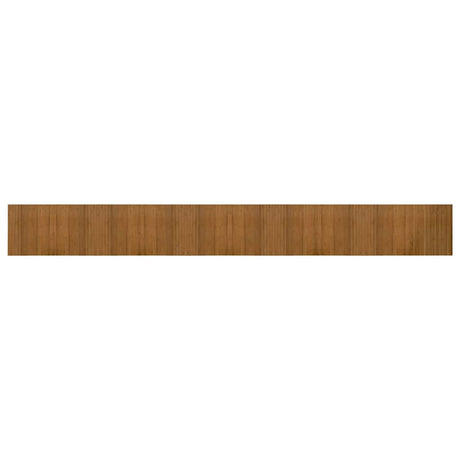 Vidaxx tapis rectangulaire 60x500 cm bambou marron