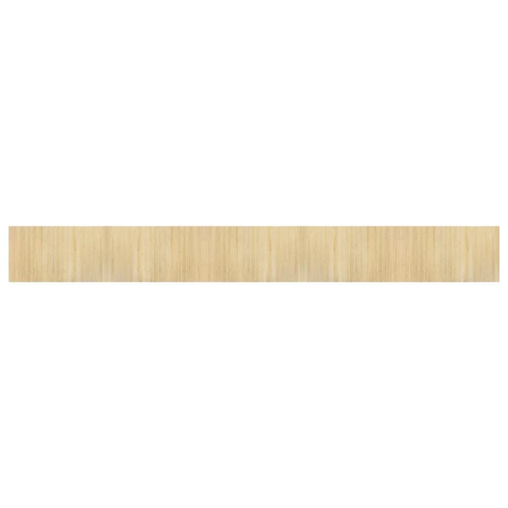 Vidaxx tapis rectangulaire 60x500 cm bambou naturel clair