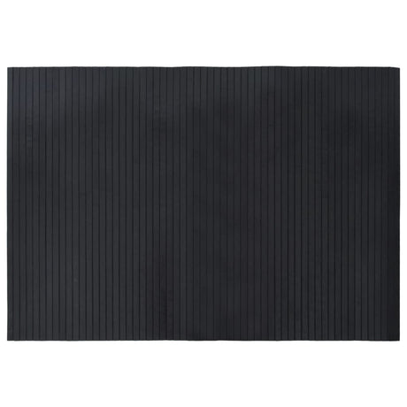 VidaXL Tapis rectangulaire 70x100 cm bambou noir