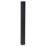 VidaXL Tapis rectangulaire 70x100 cm bambou noir