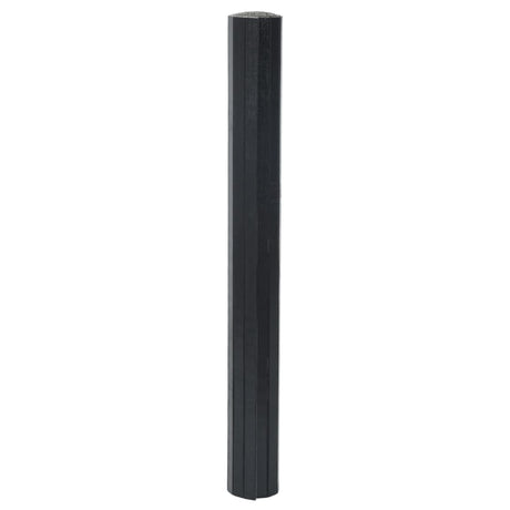 VidaXL Tapis rectangulaire 70x100 cm bambou noir