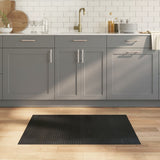 VidaXL Tapis rectangulaire 70x100 cm bambou noir