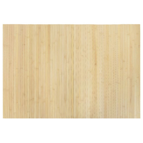 Vidaxx tapis rectangulaire 70x100 cm bambou naturel clair