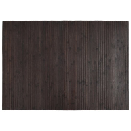 Vidaxx tapis rectangulaire 70x100 cm bambou marron foncé