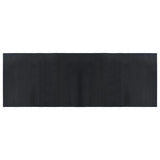 VidaXL Tapis rectangulaire 70x200 cm bambou noir