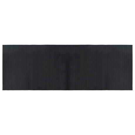 VidaXL Tapis rectangulaire 70x200 cm bambou noir