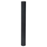 VidaXL Tapis rectangulaire 70x200 cm bambou noir