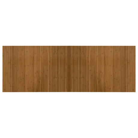 Vidaxx tapis rectangulaire 70x200 cm bambou marron