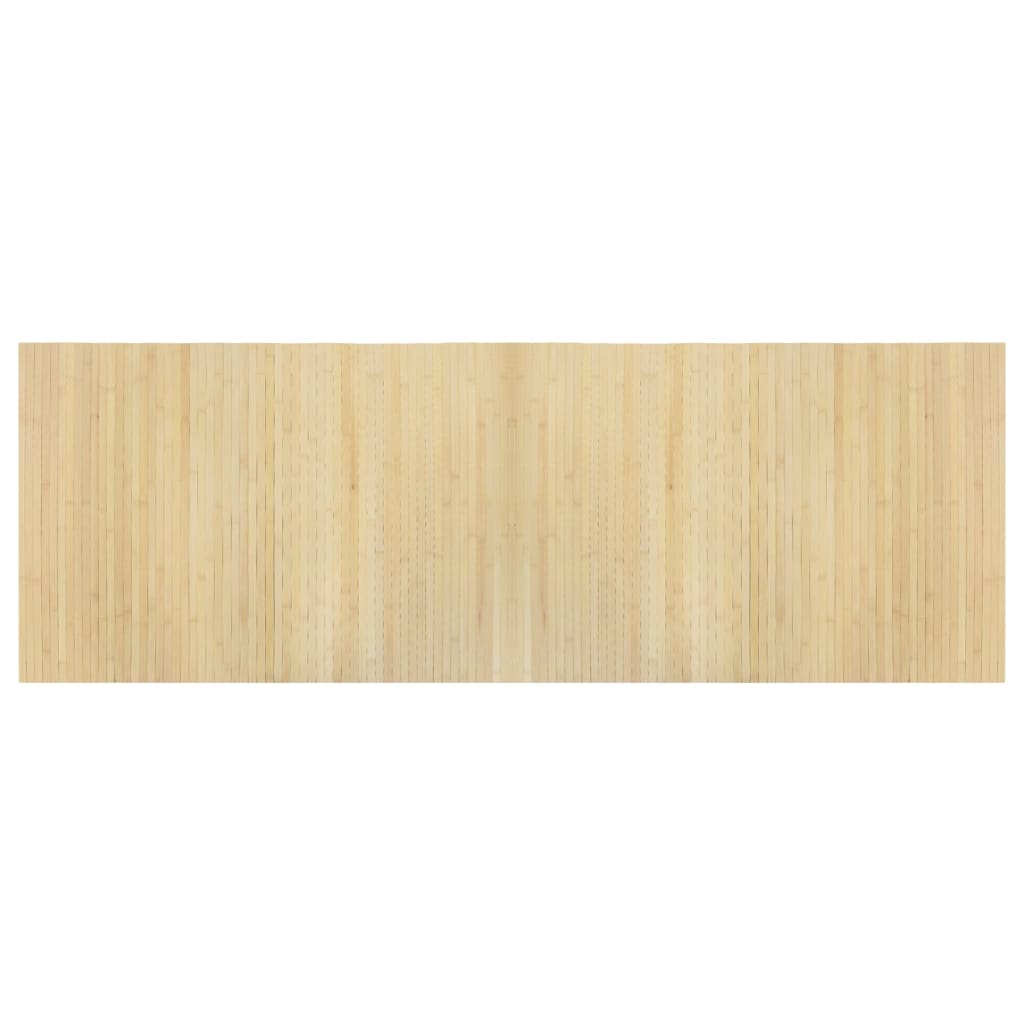 Vidaxx tapis rectangulaire 70x200 cm bambou naturel clair