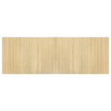 Vidaxx tapis rectangulaire 70x200 cm bambou naturel clair