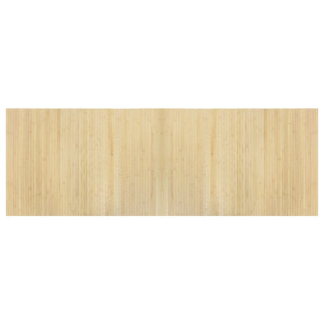 Vidaxx tapis rectangulaire 70x200 cm bambou naturel clair