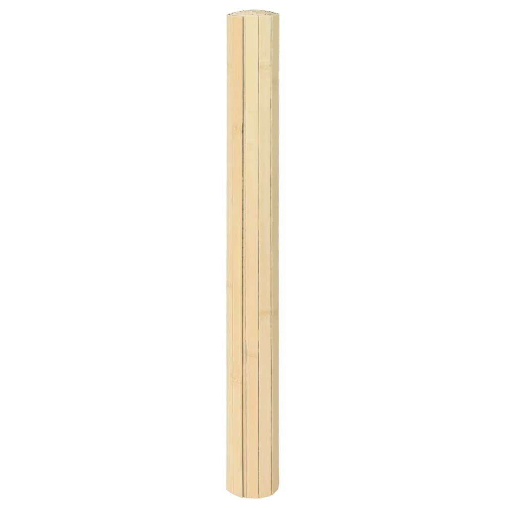 Vidaxx tapis rectangulaire 70x200 cm bambou naturel clair