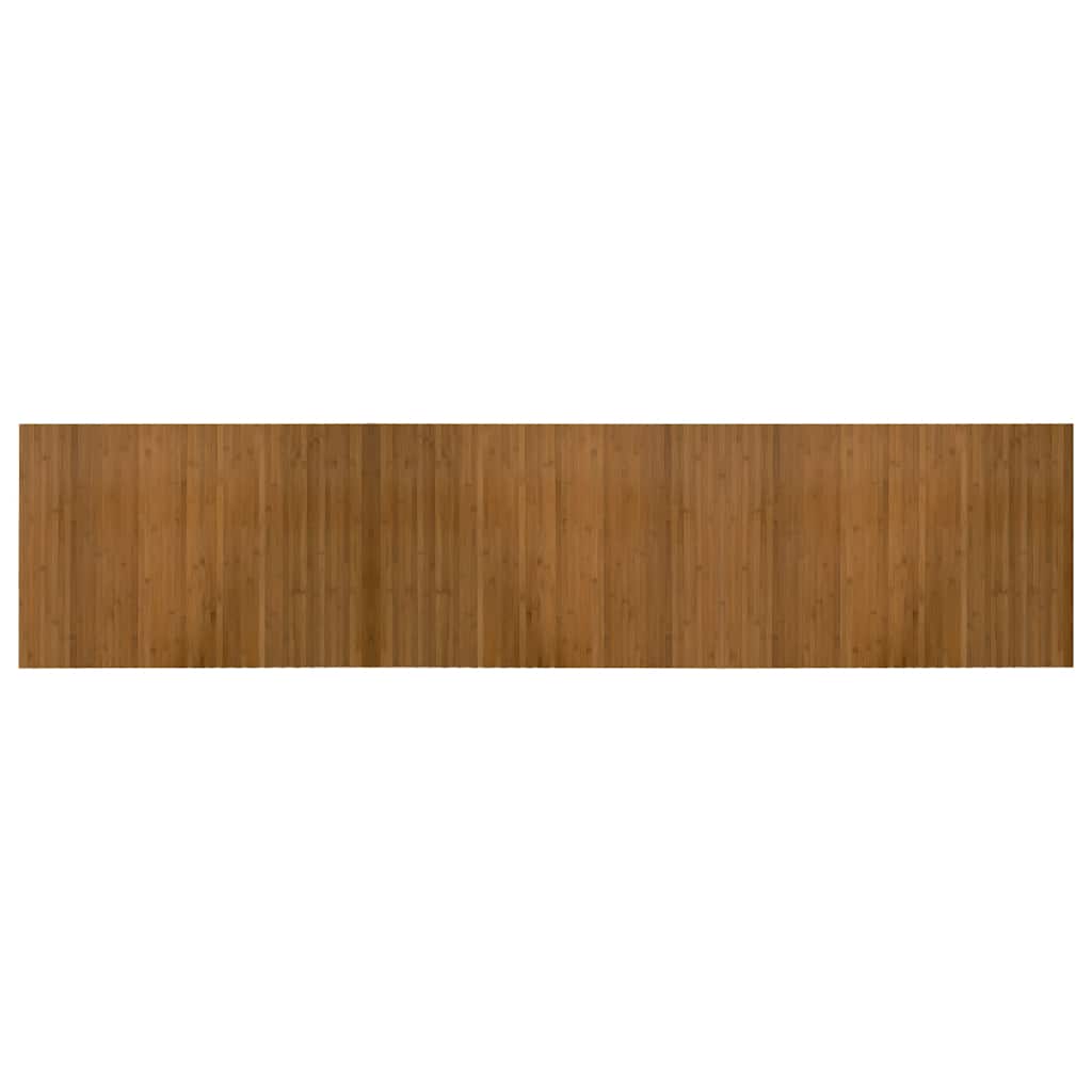 Vidaxx tapis rectangulaire 70x300 cm bambou marron