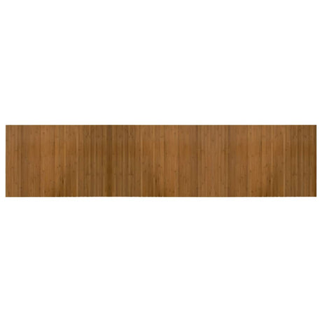 Vidaxx tapis rectangulaire 70x300 cm bambou marron