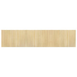 Vidaxx tapis rectangulaire 70x300 cm bambou naturel clair