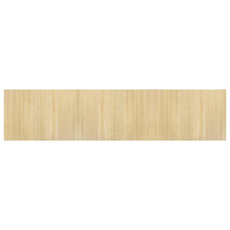 Vidaxx tapis rectangulaire 70x300 cm bambou naturel clair