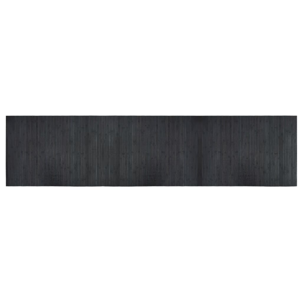 Vidaxx tapis rectangulaire 70x300 cm bambou gris