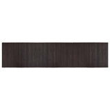 Vidaxx tapis rectangulaire 70x300 cm bambou marron foncé