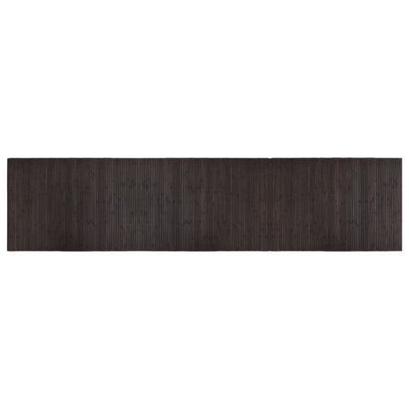 Vidaxx tapis rectangulaire 70x300 cm bambou marron foncé