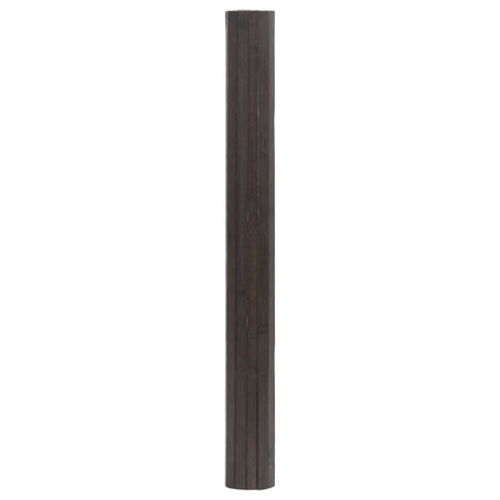 Vidaxx tapis rectangulaire 70x300 cm bambou marron foncé