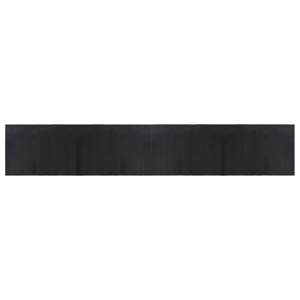 Vidaxx tapis rectangulaire 70x400 cm bambou noir